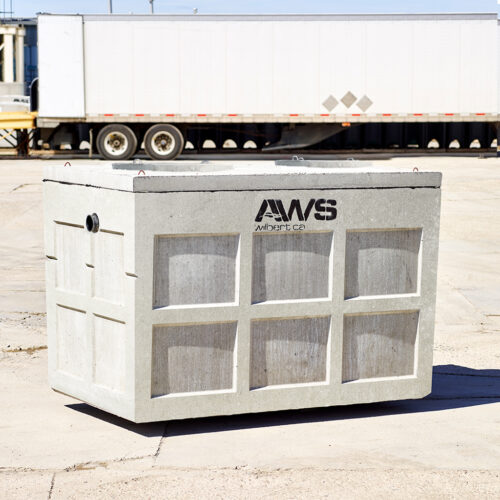 1000 Gal Two Manhole Septic Tank