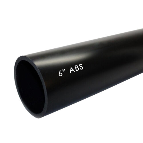 6" ABS/DWV Solid Wall Pipe - Price Per 12' Lengths