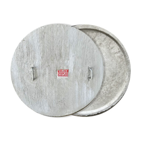 28" Concrete Overlapping Lid